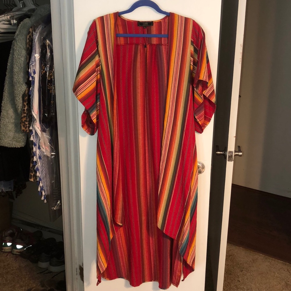 L&B serape duster